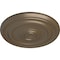Ekena Millwork Devon Ceiling Medallion (Fits Canopies up to 3 5/8"), Hand-Painted Warm Silver, 15 3/4"OD x 1 1/2"P CM15DEWSS - alternate 3